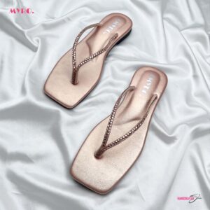 Myro Rose Gold Stone Step Flat