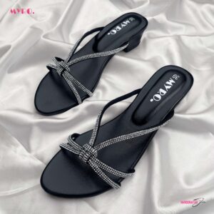 Myro Jenny Black Low Heel
