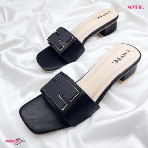 Hazzle Black Low Heel