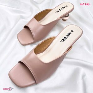 Ivory Pink Low Heel