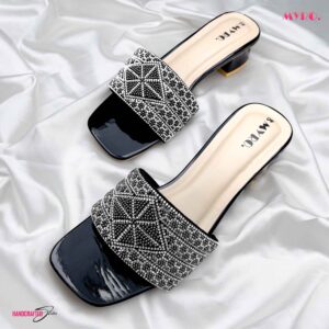 Velora Black Low Heel