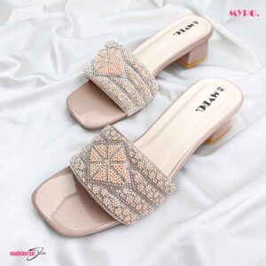 Velora Peach Low Heel