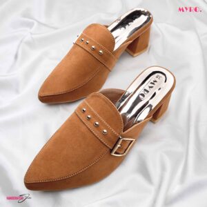 Majestic Brown Mules