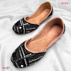 Anarkali Zardosi jutti