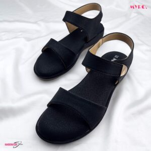 Breezy Black Boston Heel