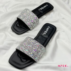 Nirisa Kashmiri Black Slide