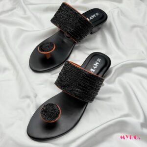 Sarah Black Low Heel